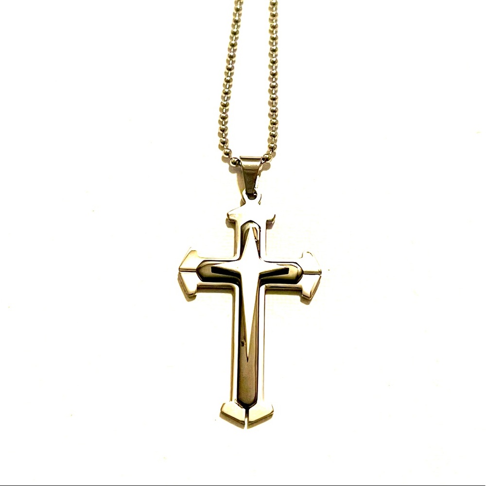 Roman Cross 20 Inch Chain Unisex